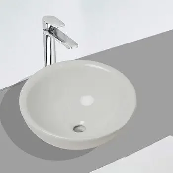 ROCA BOL WASH BOWL - WHITE VESSEL / TABLE TOP / COUNTER TOP ROCA |Model: RS327876460