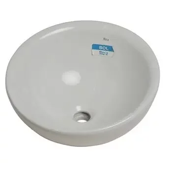 ROCA BOL WASH BOWL - WHITE VESSEL / TABLE TOP / COUNTER TOP ROCA |Model: RS327876460