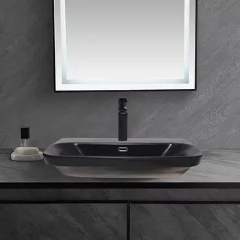 GROTTO COUNTER TOP BASIN KALIX WHITE GR-31270-NM GROTTO | Model: GR-31270-NM