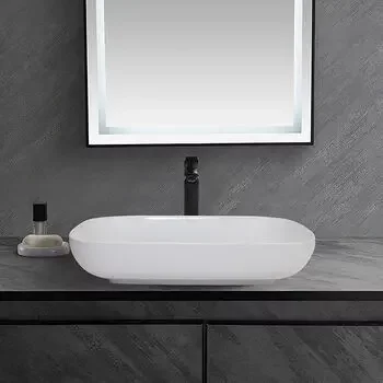 GROTTO COUNTER TOP BASIN ORDESSA WHITE GR-31350 GROTTO | Model: GR-31350