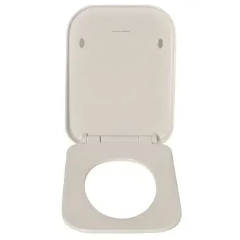 AMERICAN STANDARD KASTELLO SQUARE WH TOILET SEAT COVER AMERICAN STANDARD | Model: CCASC131-U200410F0