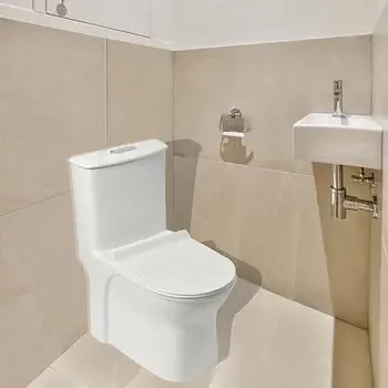 GROTTO LANNOY ONE PIECE TOILET SEAT-S TRAP 300MM GROTTO | Model: GR 11010-30