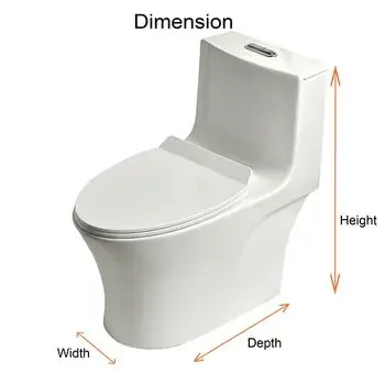 GROTTO JENA ONE PIECE TOILET SEAT-S TRAP 300MM GROTTO | Model: GR 11020-30