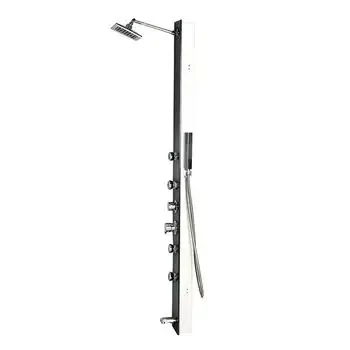 OYSTER JUBLEE SHOWER PANEL / SHOWER COLUMN BLACK MATT OYSTER