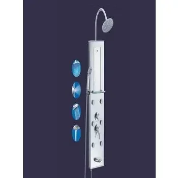 OYSTER ASTITUTE SHOWER PANEL / SHOWER COLUMN STEEL GREY MATT OYSTER