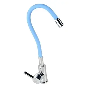 HINDWARE SL SINK MIXER FLEXIBLE SPOUT-TABLE MOUNT (BLUE) HINDWARE | Model: F920003CP