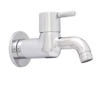 JAQUAR BIB COCK WITH WALL FLANGE FLR-CHR-5047N JAQUAR FAUCET | Model: FLR-CHR-5047N