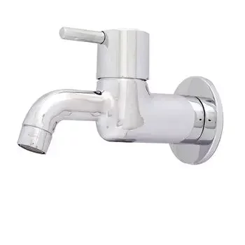 JAQUAR BIB COCK WITH WALL FLANGE FLR-CHR-5047N JAQUAR FAUCET | Model: FLR-CHR-5047N