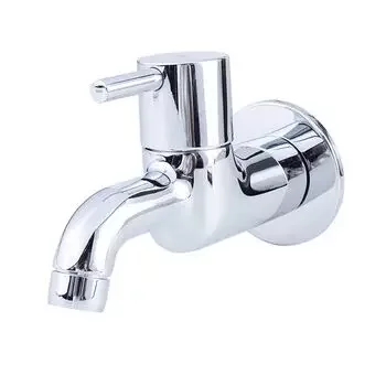 JAQUAR BIB COCK WITH WALL FLANGE FLR-CHR-5047N JAQUAR FAUCET | Model: FLR-CHR-5047N