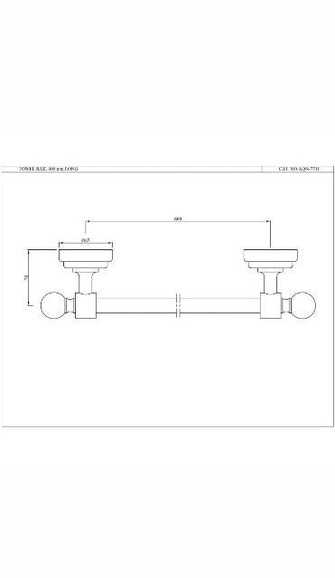 Single Towel Rail | Model : AQN-WHM-7711