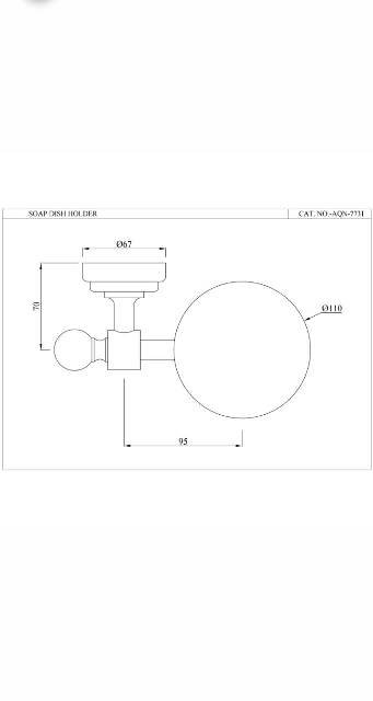 Soap Dish | Model : AQN-GDS-7731