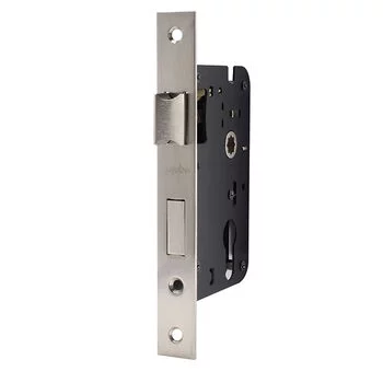 QUBA LEVER HANDLE Q 451 -8 INCH 60 MM KEY & KNOB (SS/CP) QUBA Model: Q-451-08LK-SS/CP