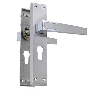 QUBA LEVER HANDLE Q 451 -8 INCH 60 MM KEY & KNOB (SS/CP) QUBA Model: Q-451-08LK-SS/CP