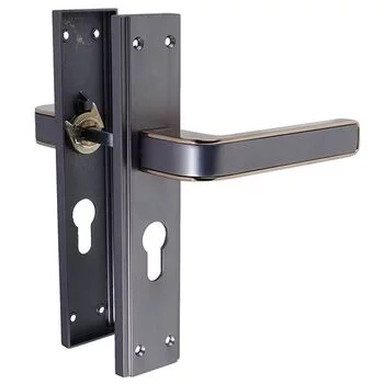 QUBA LEVER HANDLE Q 428 -8 INCH 60 MM KEY & KNOB (RGPVD/BM) QUBA | Model: Q-428-8LK-RGPVD/BM