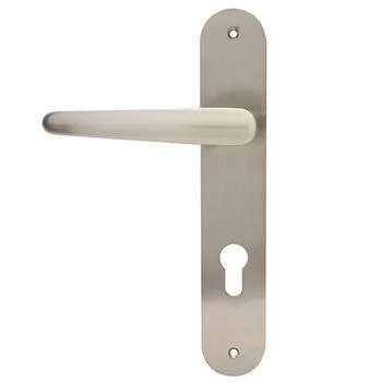 QUBA LEVER HANDLE Q 452 -10 INCH 60 MM KEY & KNOB (SS/CP) QUBA | Model: Q-452-10LK-SS/CP