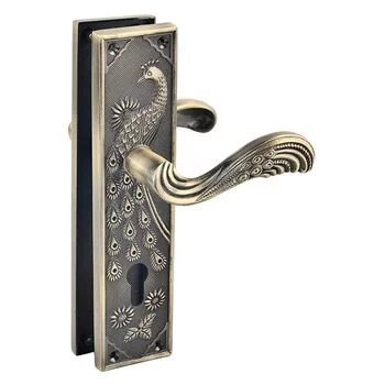 ATOM LOCK SIZE 60MM DOUBLE STAGE LOCKING SIZE: 250MM (10) MAYUR ANTIQUE WITH OSK LEVER HANDLES ATOM