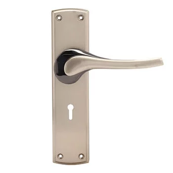 ATOM LOCK SIZE 65MM DOUBLE STAGE LOCKING SIZE: 205MM (8) O 41 SATIN BLACK LEVER HANDLES ATOM