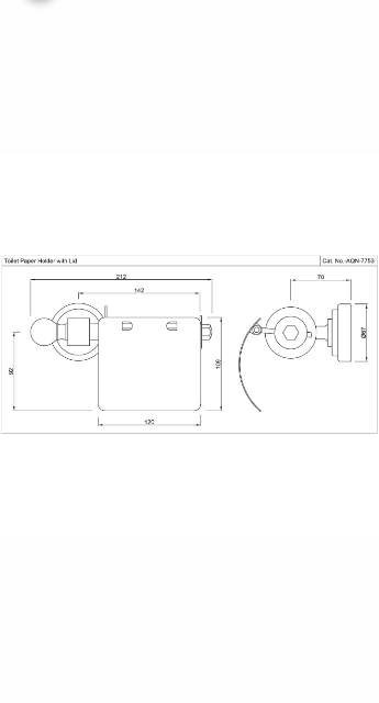 Toilet Roll Holder | Model : AQN-CHR-7753