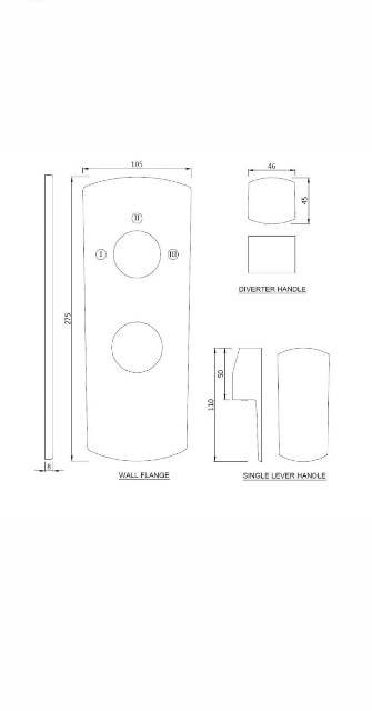 Aquamax Single Lever Shower Mixer | Model : KUP-ACR-35783PM