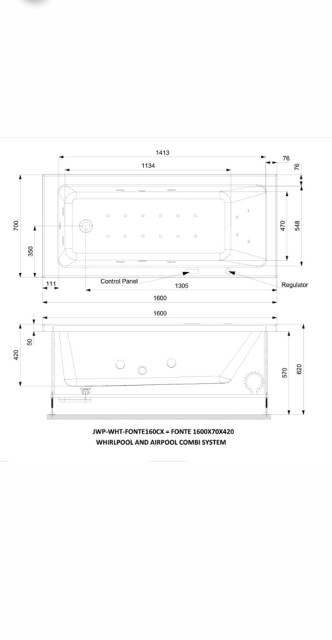 Combi System | Model : JWP-WHT-FONTE160CX