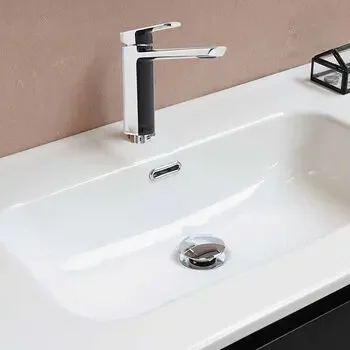 QUEO S/L BASIN MIXER "F-MISURA (CHROME BLACK) QUEO Model: Q663111525