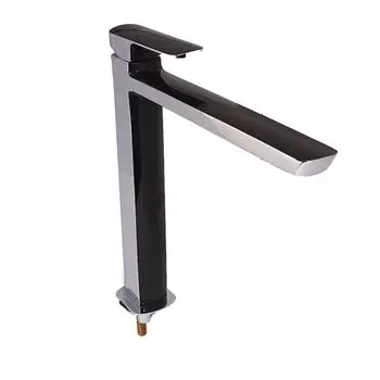 QUEO TALL S/L BASIN MIXER "F-MISURA (CHROME BLACK) QUEO | Model: Q663114525