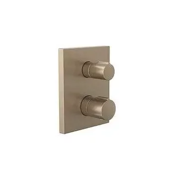 KOHLER AUTOSENSE TH REC B&S ROUND TRIM W SQ PLT BRUSHED BRONZE BRUSHED KOHLER | Model: 24431IN-9FP-BV