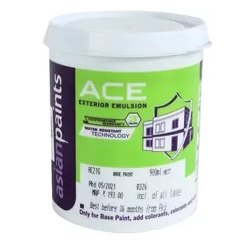 ASIAN PAINTS ACE EXTERIOR EMULSION AC21G 900ML ASIAN PAINTS | Model: 00519607214