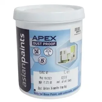 ASIAN PAINTS APEX CLASSIC WHITE 1LTR ASIAN PAINTS | Model: 00120959210