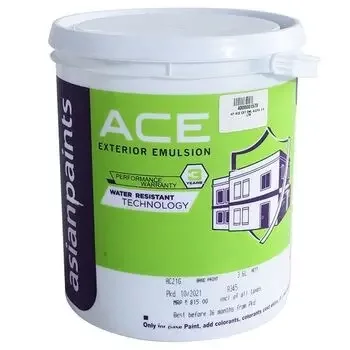 ASIAN PAINTS ACE EXTERIOR EMULSION AC21G 3.6LTR ASIAN PAINTS | Model: 00519607243