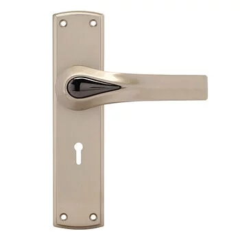 ATOM LOCK SIZE 65MM DOUBLE STAGE LOCKING SIZE: 205MM (8) O 38 SATIN BLACK LEVER HANDLES ATOM