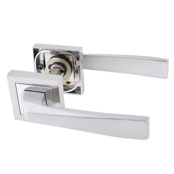 QUBA ELEGANT COMBO WITH ROSE Q-445-ORLK-SS/CP LEVER HANDLES QUBA Model: Q-445-ORLK-SS/CP