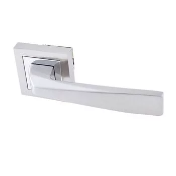 QUBA ELEGANT COMBO WITH ROSE Q-445-ORLK-SS/CP LEVER HANDLES QUBA Model: Q-445-ORLK-SS/CP