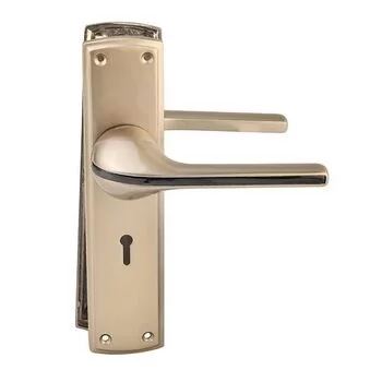 ATOM LOCK SIZE 65MM DOUBLE STAGE LOCKING SIZE 205MM (8) O 39 SATIN BLACK LEVER HANDLES ATOM