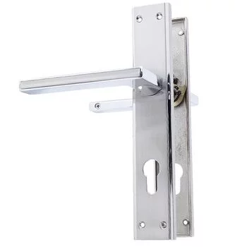 QUBA ELEGANT COMBO WITH BACK PLATE Q-437-10LK-SS/CP LEVER HANDLES QUBA Model: Q-437-10LK-SS/CP