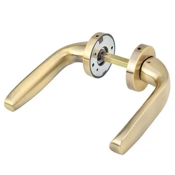 YALE SOLID BRASS LEVER HANDLE YPBL -806 WITH ESCUTCHEONS, AB LEVER HANDLES YALE Model: YPBL-806-AB