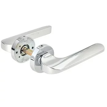 YALE SOLID BRASS LEVER HANDLE YPBL -805 WITH ESCUTCHEONS, CP LEVER HANDLES YALE Model: YPBL-805-CP