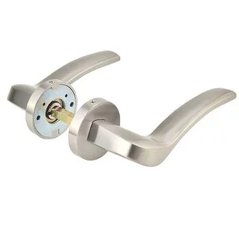 YALE SOLID BRASS LEVER HANDLE YPBL-803 WITH A PAIR OF ESCUTCHEON (STAINLESS S YALE Model: YPBL-803-SS