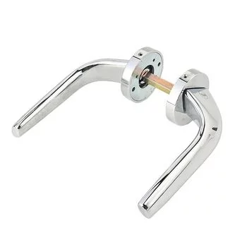 YALE SOLID BRASS LEVER HANDLE YPBL-802 WITH A PAIR OF ESCUTCHEON (CP) LEVER H YALE Model: YPBL-802-CP