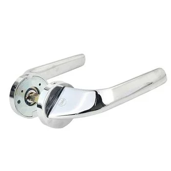 YALE SOLID BRASS LEVER HANDLE YPBL-802 WITH A PAIR OF ESCUTCHEON (CP) LEVER H YALE Model: YPBL-802-CP