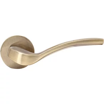 YALE SOLID BRASS LEVER HANDLE YPBL-803 WITH A PAIR OF ESCUTCHEON (AB) LEVER H YALE Model: YPBL-803-AB