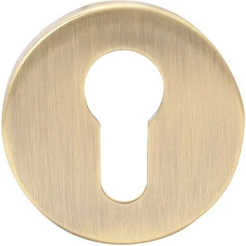 YALE SOLID BRASS LEVER HANDLE YPBL-803 WITH A PAIR OF ESCUTCHEON (AB) LEVER H YALE Model: YPBL-803-AB