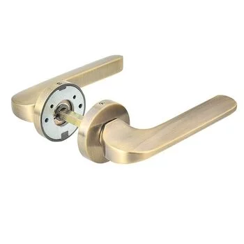 YALE SOLID BRASS LEVER HANDLE YPBL -805 WITH ESCUTCHEONS, AB LEVER HANDLES YALE Model: YPBL-805-AB