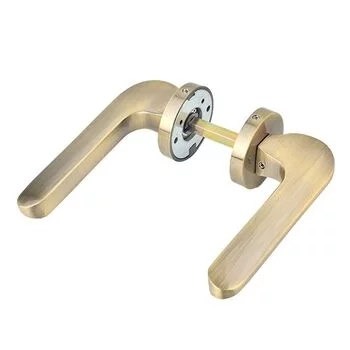 YALE SOLID BRASS LEVER HANDLE YPBL -805 WITH ESCUTCHEONS, AB LEVER HANDLES YALE Model: YPBL-805-AB