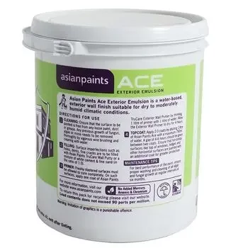 ASIAN PAINTS ACE EXTERIOR EMULSION AC17G 3.6LTR ASIAN PAINTS | Model: 00519605237