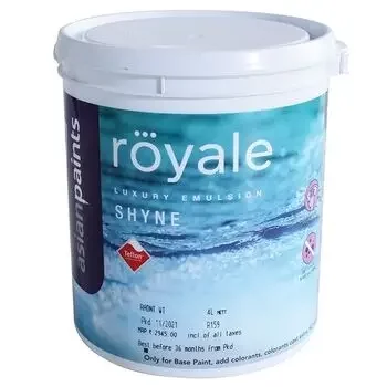 ASIAN PAINTS ROYALE SHYNE WHITE 4LTR ASIAN PAINTS | Model: 00290908240