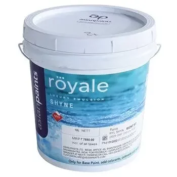 ASIAN PAINTS ROYALE SHYNE WHITE 10LTR ASIAN PAINTS | Model: 00290908310