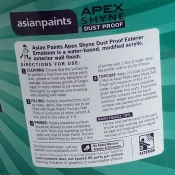 ASIAN PAINTS APAPEXSHYNE 20LTR ASIAN PAINTS | Model: 56730959320