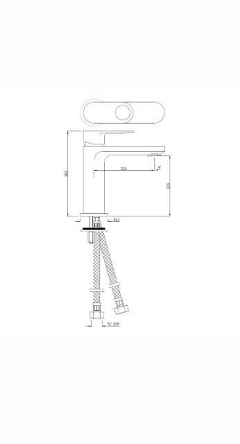 Single Lever Basin Mixer | Model : ORP-ACR-10011BPM