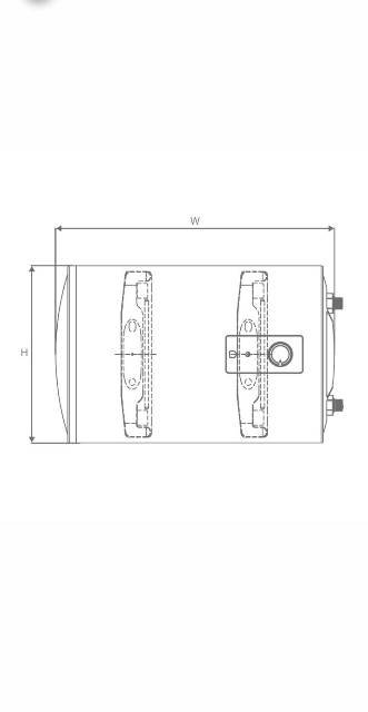 Elena Manual Horizontal 25 Ltr (RHS) | Model : ELM-WHT-H025